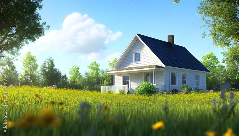 single family house in quakertown pa, spring time single family house in quakertown pa, spring time