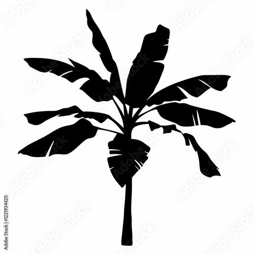 A black flower with a stem is depicted in the image. The flower is small and has a delicate appearance. The stem is thin and elongated, extending from the base of the flower to the top