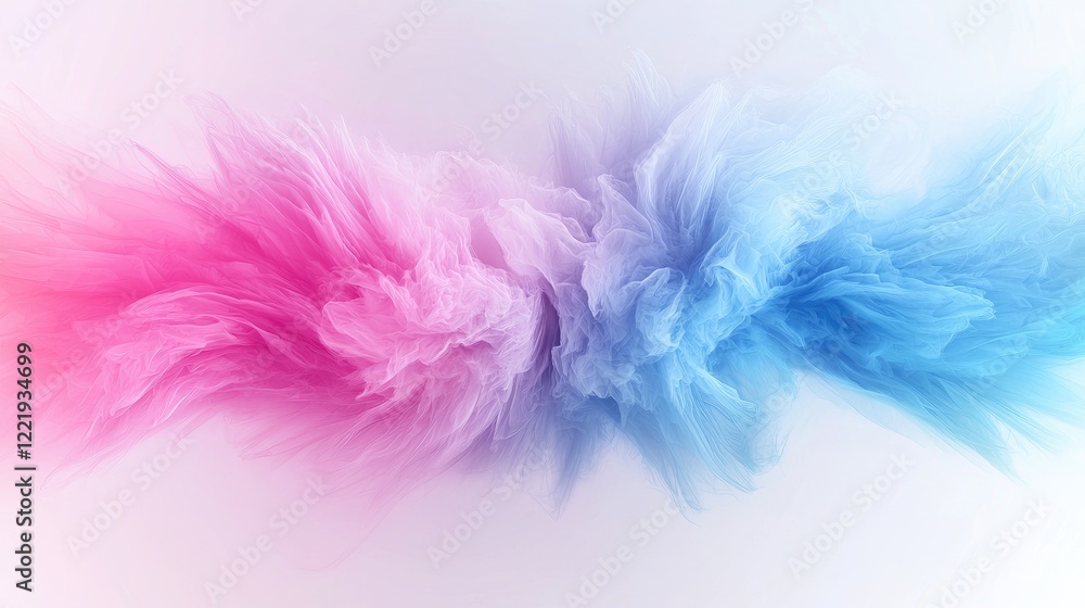 Fototapeta premium Abstract colorful swirls, vibrant hues, flowing design, light background, for design use