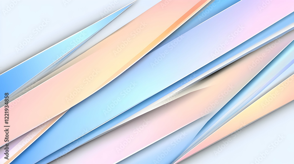 Fototapeta premium Abstract Background Pastel Stripes