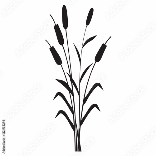 A tall palm tree with a tall pole in the middle. The pole is black and has a white base