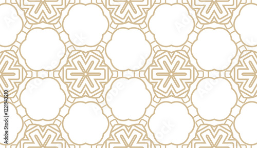 Seamless geometric modern pattern. Vector abstract classical background