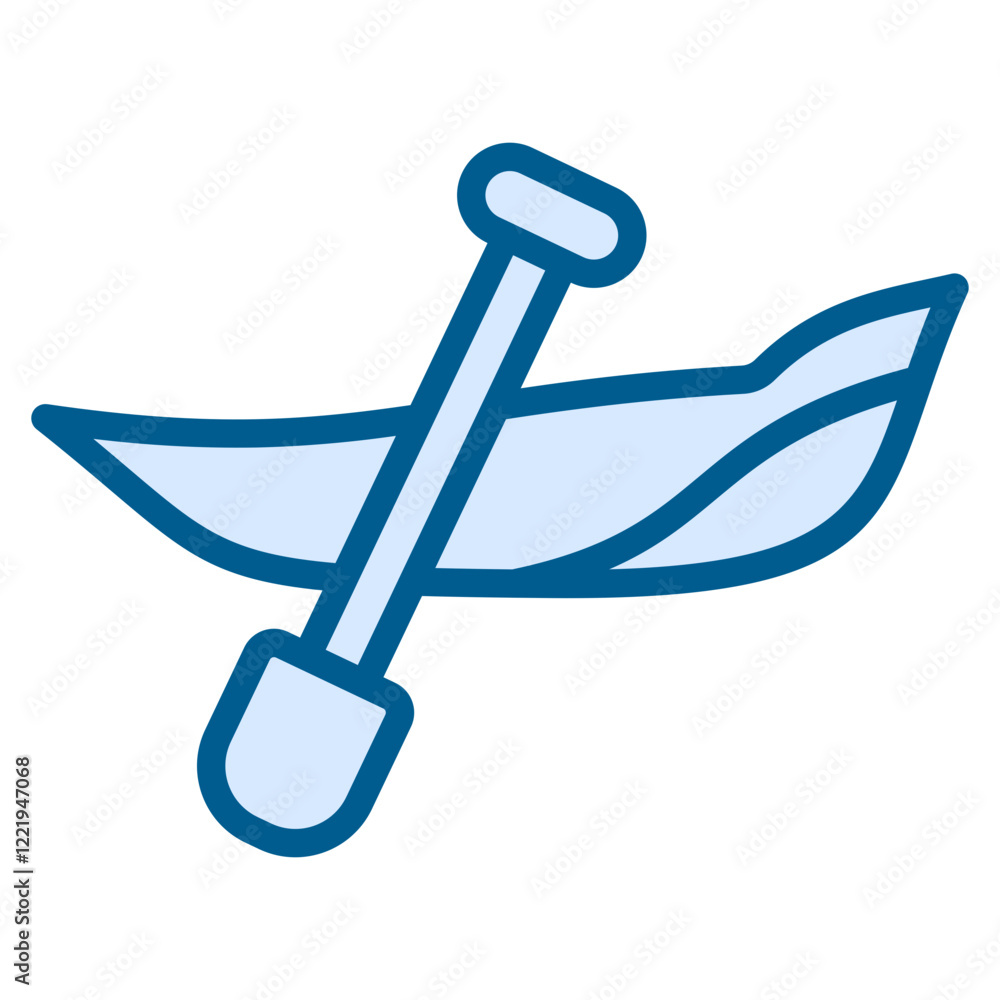 Naklejka premium Canoe Icon