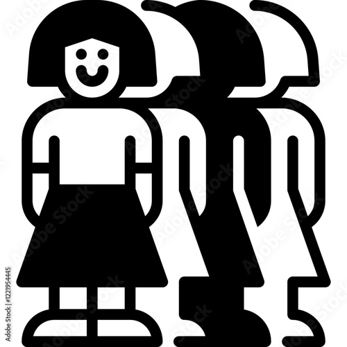 females solid line icon