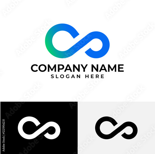 A dynamic logo featuring the letter "C" creatively integrated within an infinity symbol. This design conveys a sense of endless possibilities, continuous growth, and infinite connections.