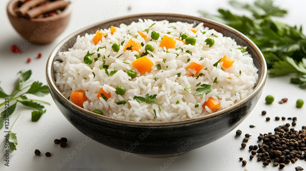 Delicious Vegetable Rice Bowl A Healthy Meal Option Delicious Vegetable Rice Bowl A Healthy Meal Option