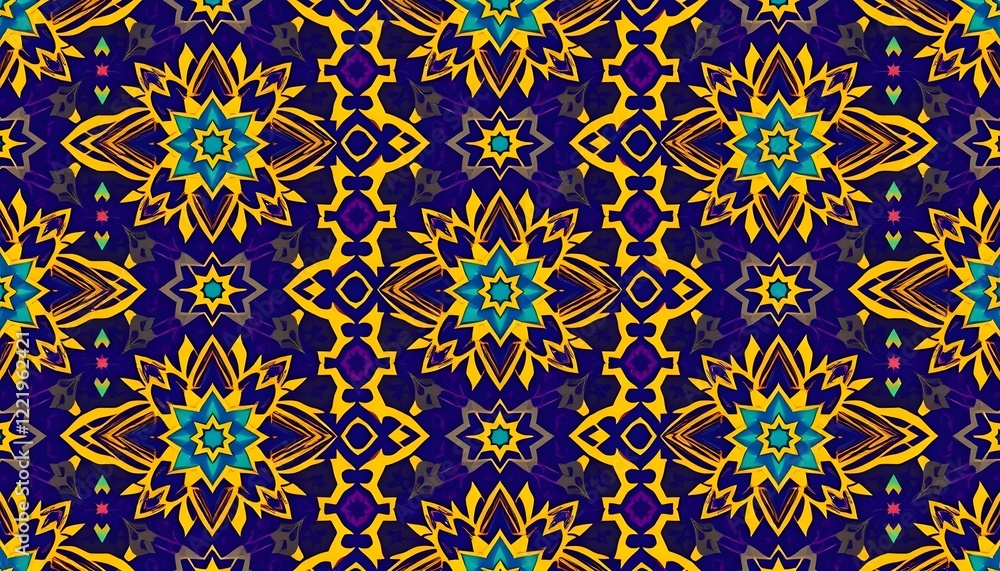 Vibrant Mandala: A Kaleidoscope of Colors and Symmetry