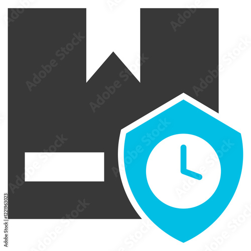 Durability Glyph Blue Grey Icon