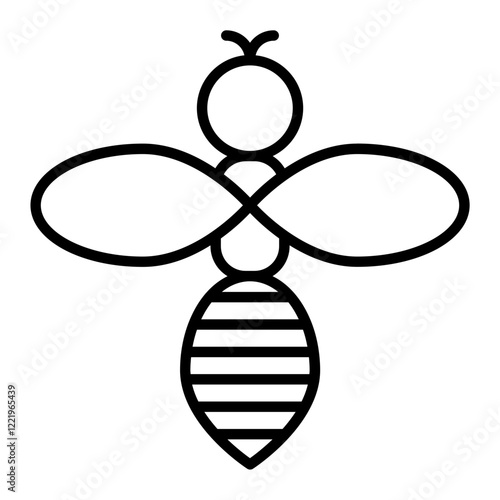 Bee outline icon