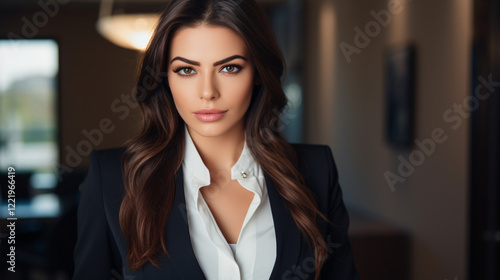 A Turkish businesswoman with brown eyes, dressed in professional attire, exuding confidence and elegance in a portrait setting. ample space for text.
Free Download A Turkish businesswoman with brown eyes, dressed in professional attire, exuding confidence and elegance in a portrait setting. ample space for text.
- GFXLoad