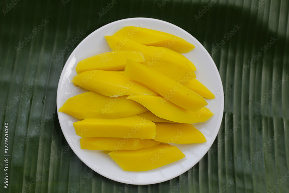 Pickled mango, Preserving fruit in Thai style Pickled mango, Preserving fruit in Thai style