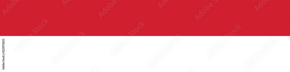Monaco flag long banner digital vector illustration Monaco flag long banner digital vector illustration