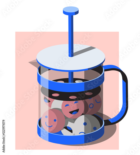 Mental health problems, bottling up emotions