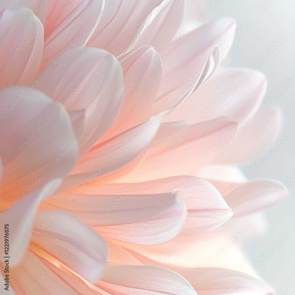 Delicate Pink Flower Petals with Soft Lighting for Nature and Floral Photography Delicate Pink Flower Petals with Soft Lighting for Nature and Floral Photography