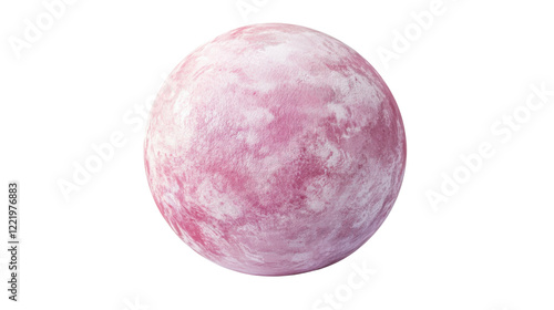 Fototapeta Naklejka Na Ścianę i Meble -  Pink planet on transparent background