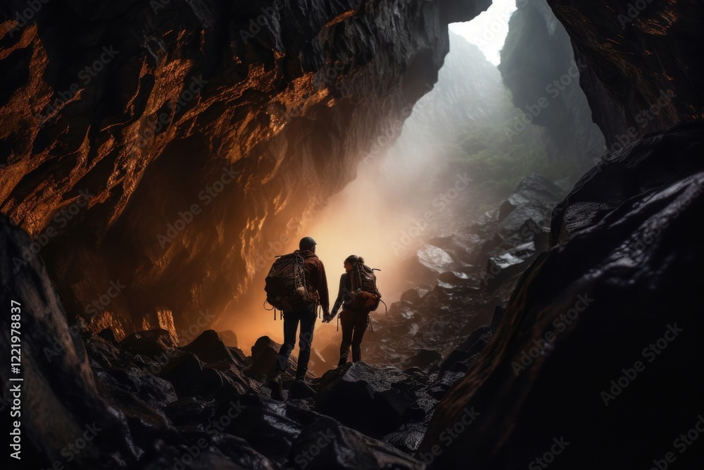 Cave recreation adventure outdoors. Cave recreation adventure outdoors.