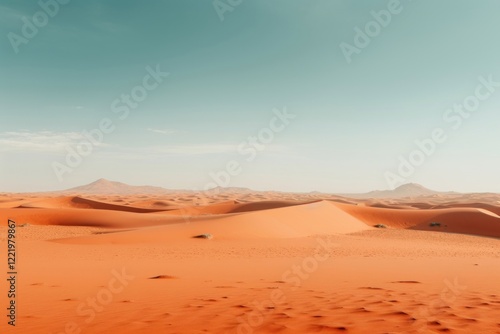 Desert outdoors horizon nature.