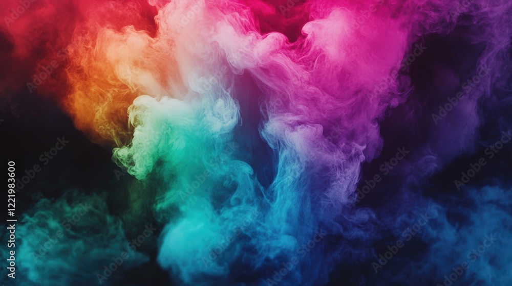 A glowing aurora-like gradient of magenta, blue, and green, creating a dreamy and surreal atmosphere A glowing aurora-like gradient of magenta, blue, and green, creating a dreamy and surreal atmosphere
