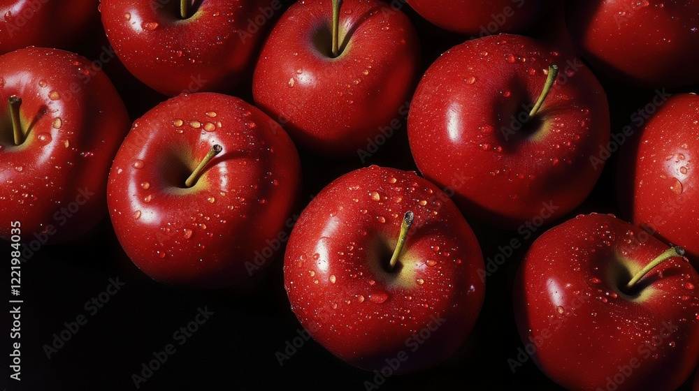 Close-up of apples with intricate shape details in high resolution. Crisp textures and vivid colors highlighting the natural beauty and freshness of the fruit Close-up of apples with intricate shape details in high resolution. Crisp textures and vivid colors highlighting the natural beauty and freshness of the fruit