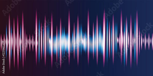Abstract music equalizer. colorful vector illustration.