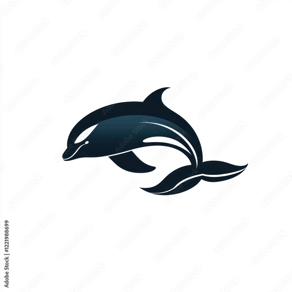 Orca Whale Leaping Ocean Design Graphic Orca Whale Leaping Ocean Design Graphic