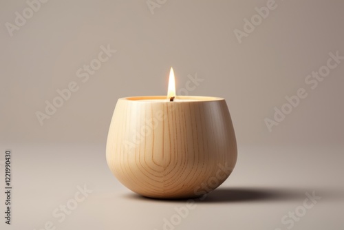 Wallpaper Mural Candle lighting wood illuminated. Torontodigital.ca