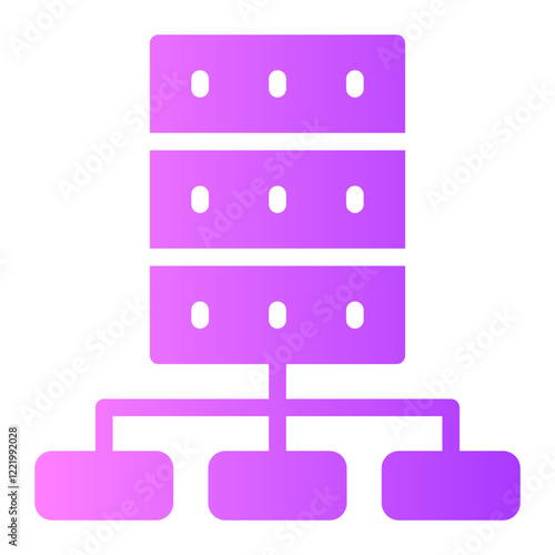 data ingestion gradient icon