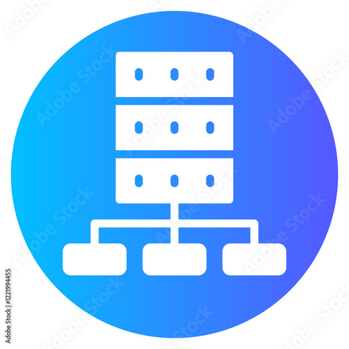 data ingestion gradient icon