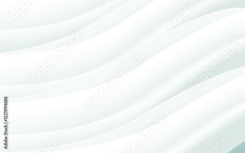 Soft Blue Wave Design with Smooth Satin Texture and Gentle Curves