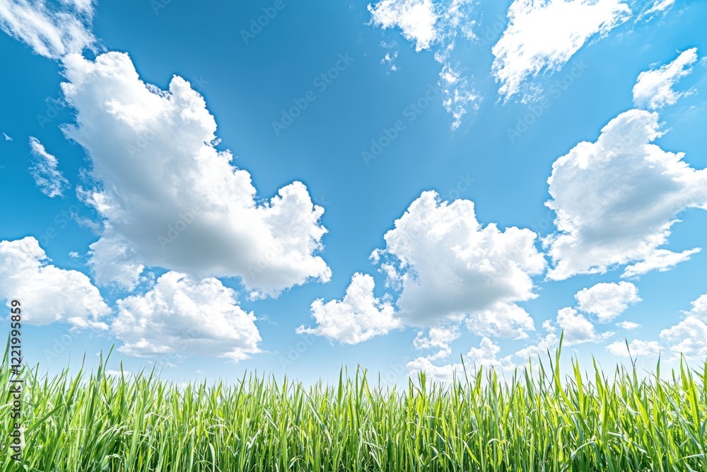 Cloudy Horizon: Serene Landscape with Majestic Clouds Cloudy Horizon: Serene Landscape with Majestic Clouds