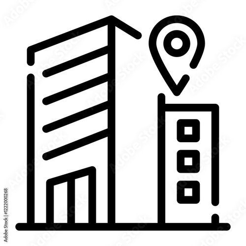 location line icon