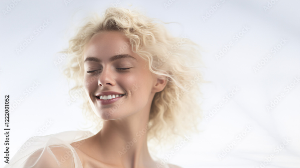 Hyper-realistic photograph of a creative woman or girl with a beautiful smile, medium shot, white background.
Hyper-realistic photograph of a creative woman or girl with a beautiful smile, medium shot, white background.