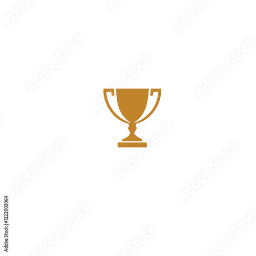 Silhouette of a trophy, perfect for highlighting special achievements or awards