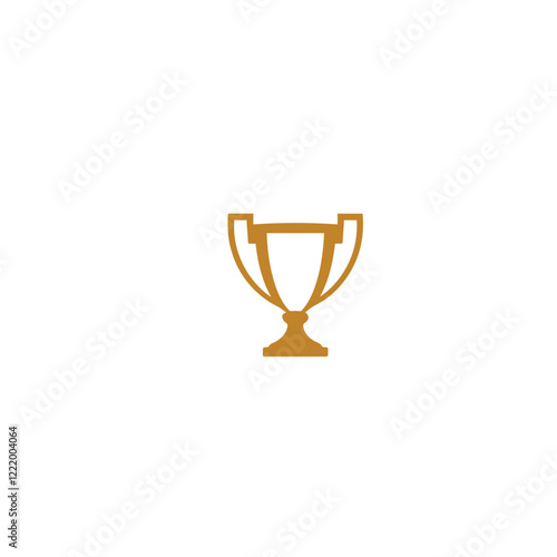 Silhouette of a trophy, perfect for highlighting special achievements or awards