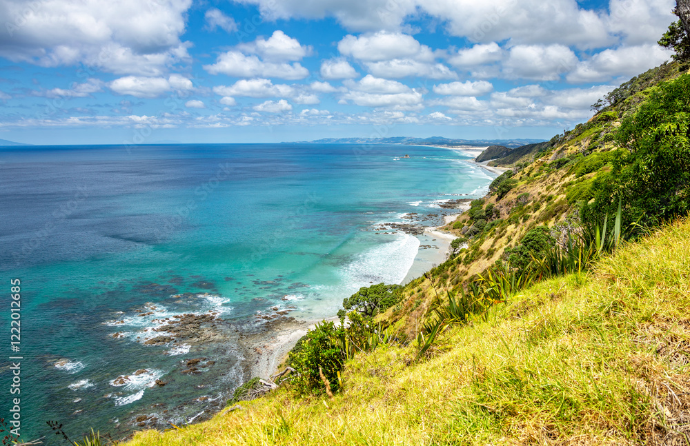 Mangawhai Heads Beach, North Island, New Zealand, Oceania. Mangawhai Heads Beach, North Island, New Zealand, Oceania.