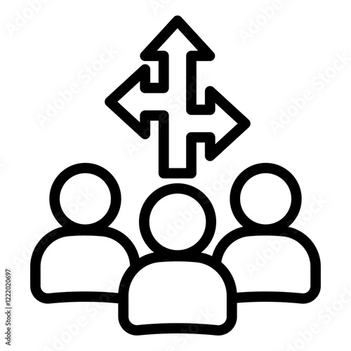 Guidance outline icon