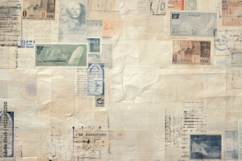 Fototapeta premium Letter backgrounds paper money.