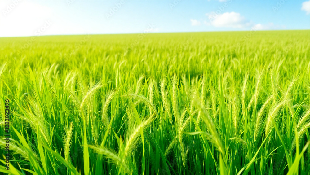 Green grassland landscape isolated in sky baground. Green grassland landscape isolated in sky baground.