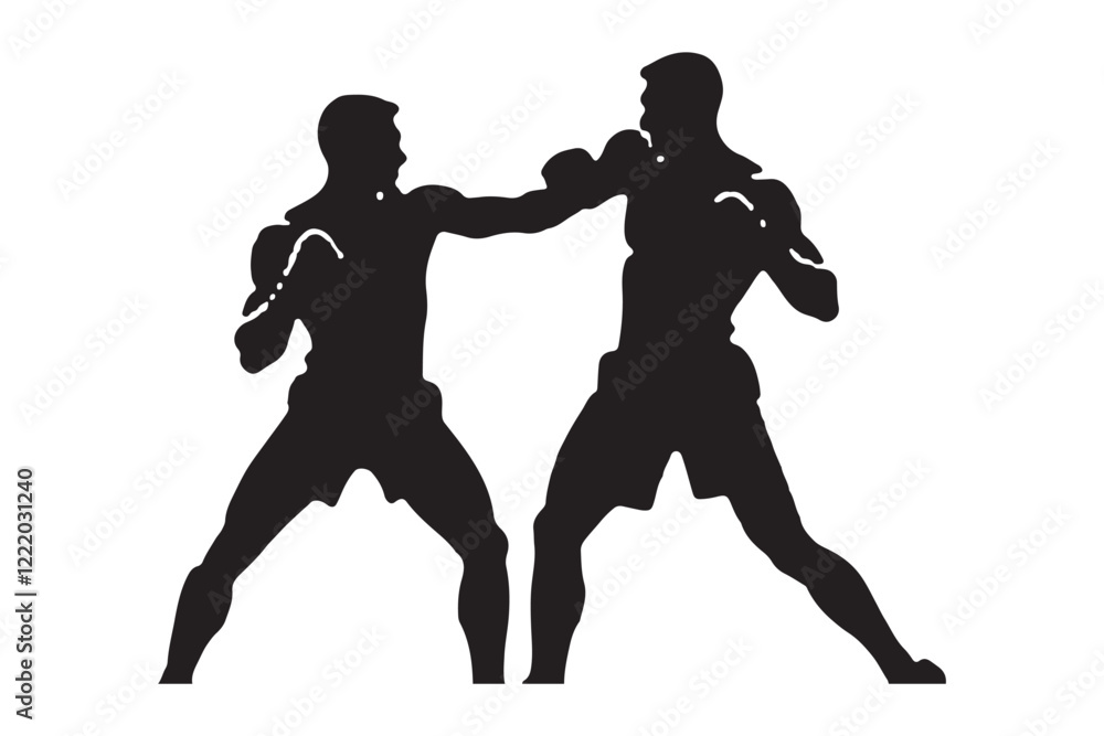 Boxing Silhouette Bundle Boxing Silhouette Bundle