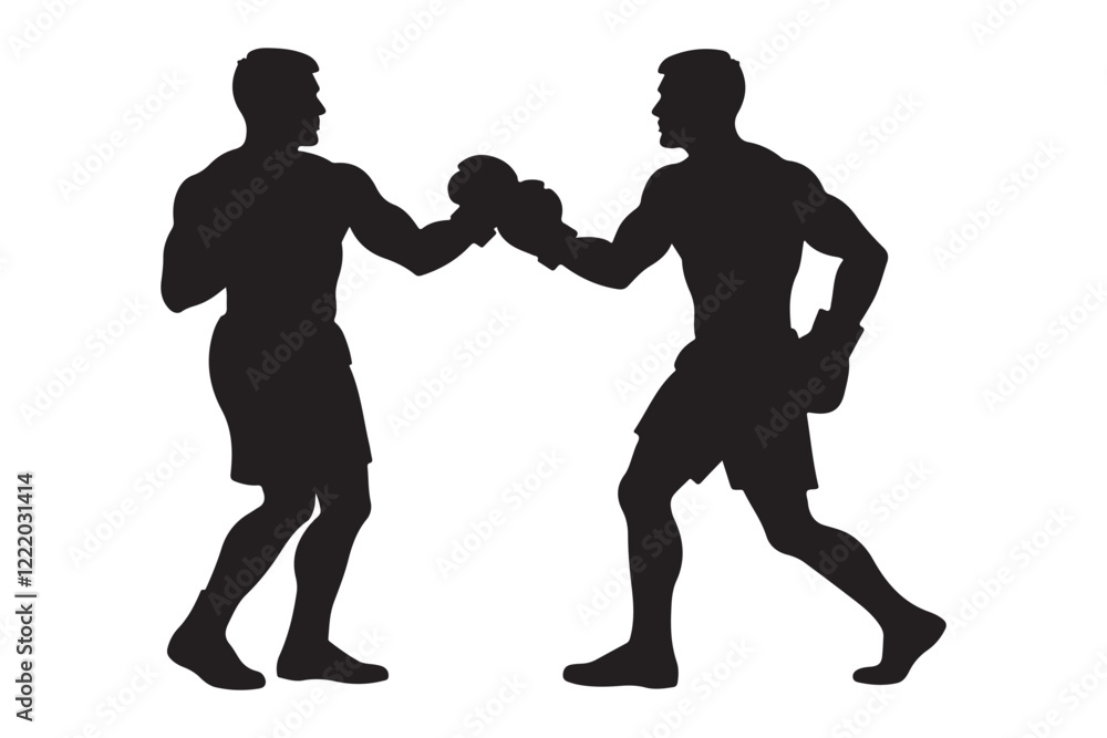 Boxing Silhouette Bundle Boxing Silhouette Bundle