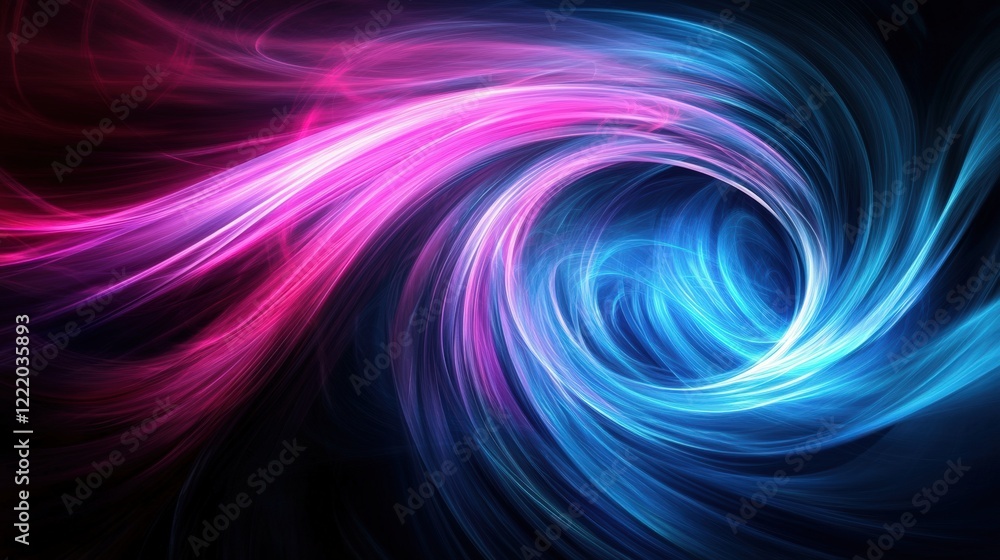 A dynamic gradient of aqua blue and pastel pink, with glowing swirl patterns for a modern sci-fi theme A dynamic gradient of aqua blue and pastel pink, with glowing swirl patterns for a modern sci-fi theme