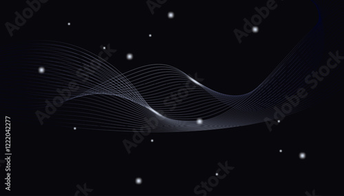  white lines and black gradations on a dark background for website wallpaper backgrounds, posters, etc.