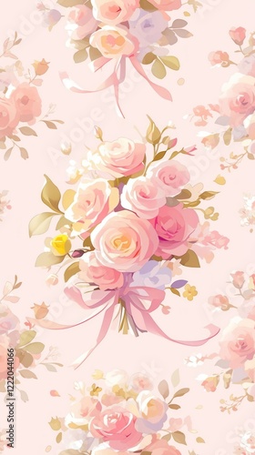 Flower bouquest wallpaper graphics pattern blossom.