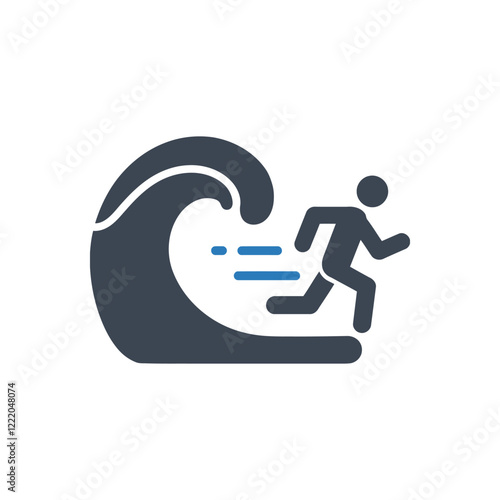 Tsunami Runner Icon