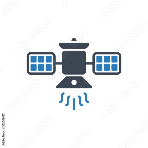 Satellite Emitting Signal Icon