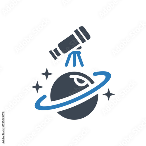 Planetary Observation Icon