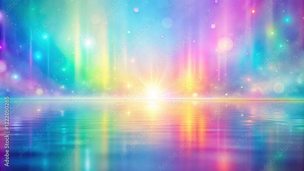 Serene Sunrise Over a Calm, Colorful Ocean Reflecting a Dreamlike Sky Serene Sunrise Over a Calm, Colorful Ocean Reflecting a Dreamlike Sky