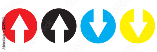 Free Download Up Down Arrow Icon Down Arrow Icon Web  - GFXLoad