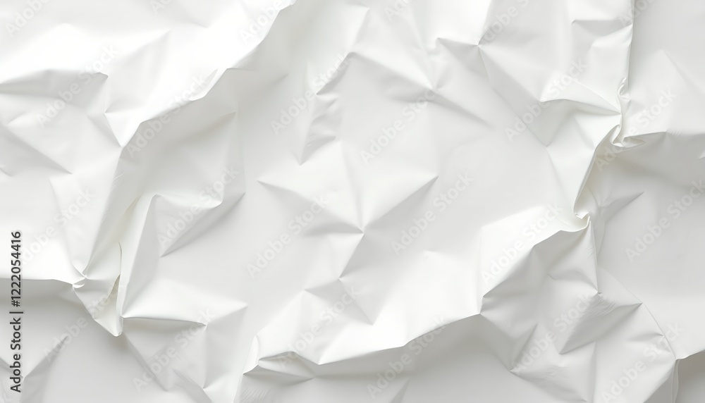 Abstract textured white background. Crinkled, folded surface. Perfect for design projects, presentations, or websites. Abstract textured white background. Crinkled, folded surface. Perfect for design projects, presentations, or websites.