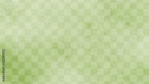 Japanese background: yellow-green checkered pattern